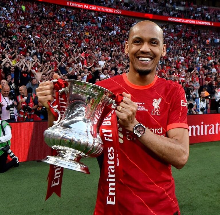 Fabinho saat bermain untuk Liverpool, momen bersejarah